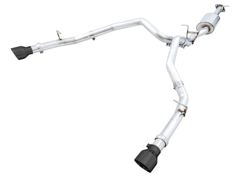 AWE Tuning 19-21 RAM 1500 5.7L (w/Cutouts) 0FG Dual Rear Exit Cat-Back Exhaust - Diamond Black Tips AWE Tuning Catback  AXOPROS