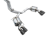 AWE Tuning 19-23 Audi C8 S6/S7 2.9T V6 AWD Touring Edition Exhaust - Diamond Black Tips AWE Tuning Catback  AXOPROS