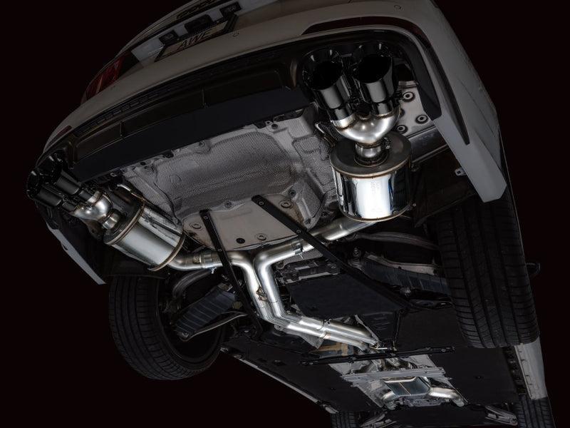 AWE Tuning 19-23 Audi C8 S6/S7 2.9T V6 AWD Touring Edition Exhaust - Diamond Black Tips AWE Tuning Catback  AXOPROS