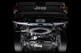 AWE Tuning 20-21 Jeep Gladiator JT 3.6L Tread Edition Cat-Back Single Side Exhaust - Diamond Blk Ti AWE Tuning Catback  AXOPROS