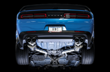 AWE Tuning 2015+ Dodge Challenger 6.4L/6.2L Non-Resonated Touring Edition Exhaust - Quad Silver Tips AWE Tuning Catback  AXOPROS