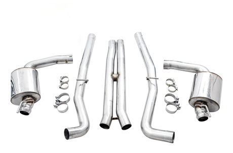 AWE Tuning 2015+ Dodge Challenger 6.4L/6.2L Non-Resonated Touring Edition Exhaust - Use Stock Tips AWE Tuning Catback  AXOPROS