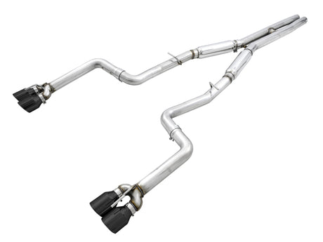 AWE Tuning 2015+ Dodge Challenger 6.4L/6.2L SC Track Edition Exhaust - Quad Diamond Black Tips AWE Tuning Catback  AXOPROS
