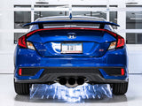 AWE Tuning 2016+ Honda Civic Si Touring Edition Exhaust w/Front Pipe & Triple Diamond Black Tips AWE Tuning Catback  AXOPROS