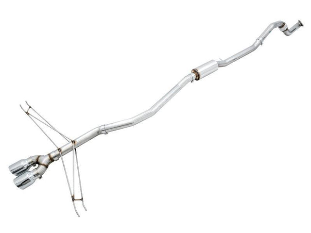 AWE Tuning 2016+ Honda Civic Si Track Edition Exhaust w/Front Pipe & Dual Chrome Silver Tips AWE Tuning Catback  AXOPROS