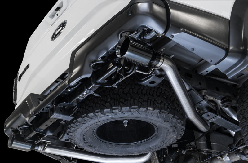 AWE Tuning 2017+ Ford Raptor 0 FG Performance Exhaust System - w/ Diamond Black Tips AWE Tuning Catback  AXOPROS