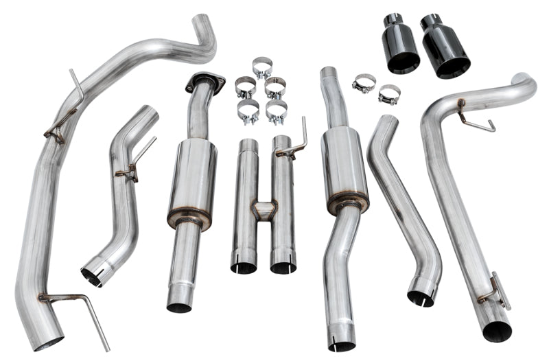 AWE Tuning 2017+ Ford Raptor 0 FG Performance Exhaust System - w/ Diamond Black Tips AWE Tuning Catback  AXOPROS