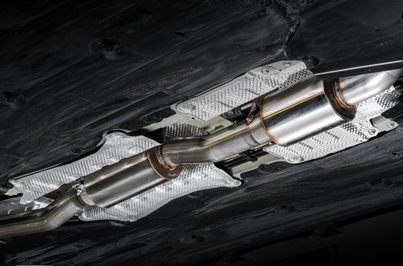 AWE Tuning 2017+ Honda Civic Type R Touring Edition Exhaust w/Front & Mid Pipe - Diamond Blk Tips AWE Tuning Catback  AXOPROS