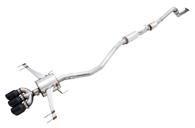 AWE Tuning 2017+ Honda Civic Type R Touring Edition Exhaust w/Front & Mid Pipe - Diamond Blk Tips AWE Tuning Catback  AXOPROS