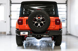 AWE Tuning 2018+ Jeep Wrangler JL/JLU Tread Edition Axle-Back Dual Exhaust - Diamond Black Tips AWE Tuning Catback  AXOPROS