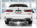AWE Tuning 2019+ BMW M340i (G20) Non-Resonated Touring Edition Exhaust - Quad Chrome Silver Tips AWE Tuning Catback  AXOPROS