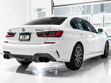 AWE Tuning 2019+ BMW M340i (G20) Non-Resonated Touring Edition Exhaust - Quad Diamond Black Tips AWE Tuning Catback  AXOPROS