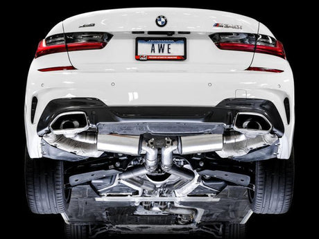 AWE Tuning 2019+ BMW M340i (G20) Non-Resonated Touring Edition Exhaust (Use OE Tips) AWE Tuning Catback  AXOPROS