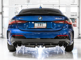 AWE Tuning 2019+ BMW M340i (G20) Resonated Touring Edition Exhaust - Quad Diamond Black Tips AWE Tuning Catback  AXOPROS