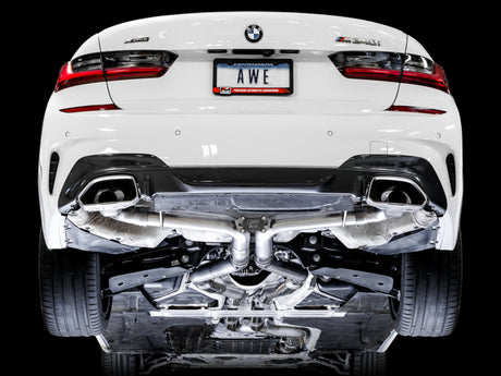 AWE Tuning 2019+ BMW M340i (G20) Track Edition Exhaust (Use OE Tips) AWE Tuning Catback  AXOPROS