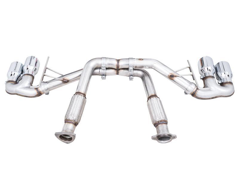 AWE Tuning 2020 Chevrolet Corvette (C8) Track Edition Exhaust - Quad Chrome Silver Tips AWE Tuning Catback  AXOPROS