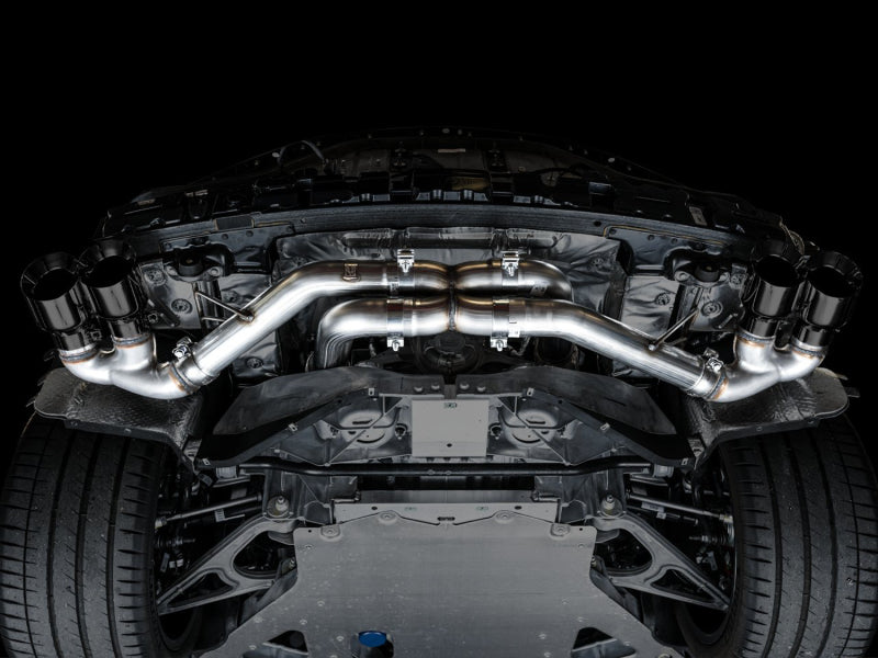AWE Tuning 2020 Chevrolet Corvette (C8) Track Edition Exhaust - Quad Diamond Black Tips AWE Tuning Catback  AXOPROS