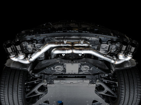 AWE Tuning 2020 Chevrolet Corvette (C8) Track Edition Exhaust - Quad Diamond Black Tips AWE Tuning Catback  AXOPROS