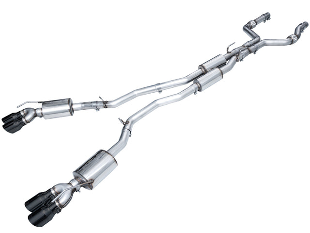 AWE Tuning 2020+ Ford Explorer ST Touring Edition Exhaust w/ Diamond Black Tips AWE Tuning Catback  AXOPROS