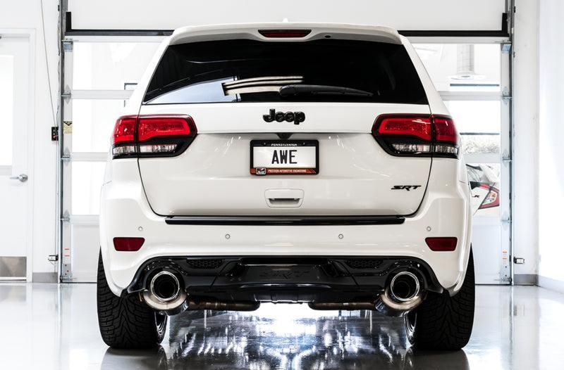 AWE Tuning 2020 Jeep Grand Cherokee SRT Track Edition Exhaust - Diamond Black Tips AWE Tuning Catback  AXOPROS