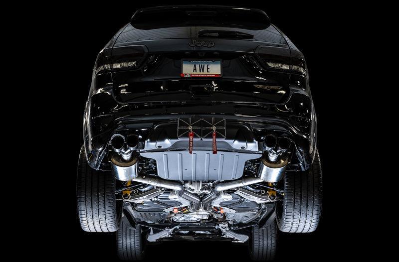 AWE Tuning 2020 Jeep Grand Cherokee SRT/Trackhawk Touring Edition Exhaust - Use w/Stock Tips AWE Tuning Catback  AXOPROS