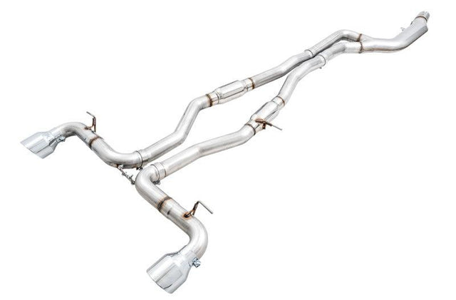 AWE Tuning 2020 Toyota Supra A90 Track Edition Exhaust - 5in Chrome Silver Tips AWE Tuning Catback  AXOPROS
