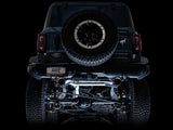 AWE Tuning 2021+ Ford Bronco 0FG Dual Rear Exit Exhaust w/Diamond Black Tips & Bash Guard AWE Tuning Catback  AXOPROS