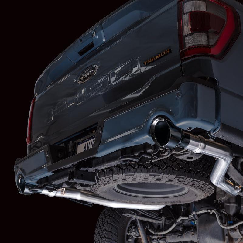 AWE Tuning 2021+ Ford F-150 Tremor (w/ Bumper Cutouts) 0FG Non-Resonated Catback -Diamond Black Tips AWE Tuning Catback  AXOPROS
