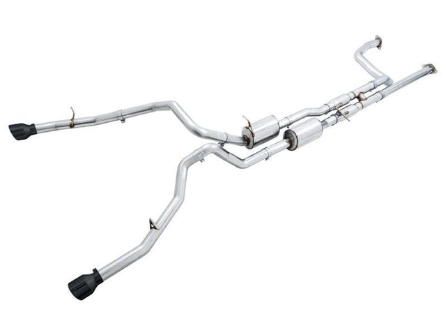 AWE Tuning 2021 RAM 1500 TRX 0FG Cat-Back Exhaust - Diamond Black Tips AWE Tuning Catback  AXOPROS