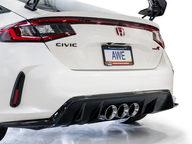 AWE Tuning 2023 Honda Civic Type R FL5 Touring Edition Exhaust w/ Triple Chrome Silver Tips AWE Tuning Catback  AXOPROS