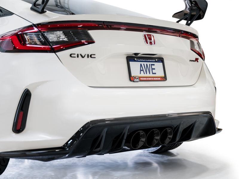 AWE Tuning 2023 Honda Civic Type R FL5 Touring Edition Exhaust w/ Triple Diamond Black Tips AWE Tuning Catback  AXOPROS