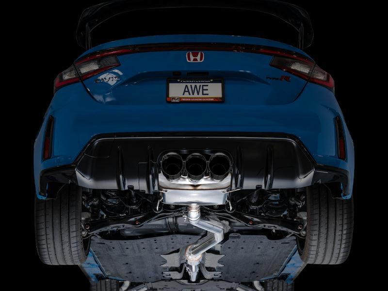 AWE Tuning 2023 Honda Civic Type R FL5 Touring Edition Exhaust w/ Triple Diamond Black Tips AWE Tuning Catback  AXOPROS