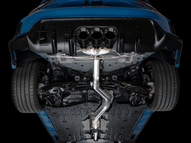 AWE Tuning 2023 Honda Civic Type R FL5 Track Edition Exhaust w/ Triple Diamond Black Tips AWE Tuning Catback  AXOPROS