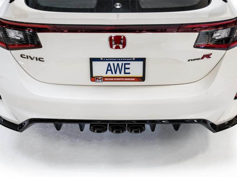 AWE Tuning 2023 Honda Civic Type R FL5 Track Edition Exhaust w/ Triple Diamond Black Tips AWE Tuning Catback  AXOPROS
