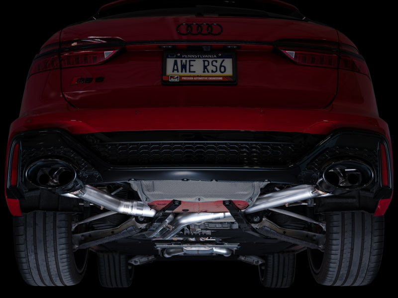 AWE Tuning 21-23 Audi C8 RS6/RS7 SwitchPath Cat-back Exhaust - Diamond Black Tips AWE Tuning Catback  AXOPROS