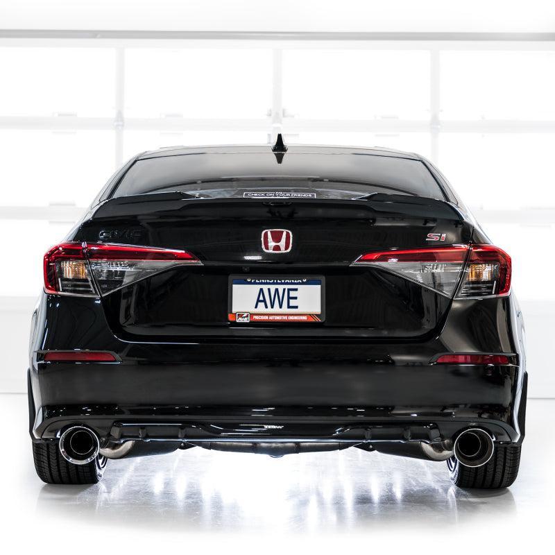 AWE Tuning 22+ Honda Civic Si/Acura Integra Track Edition Catback Exhaust - Dual Chrome Silver Tips AWE Tuning Catback  AXOPROS
