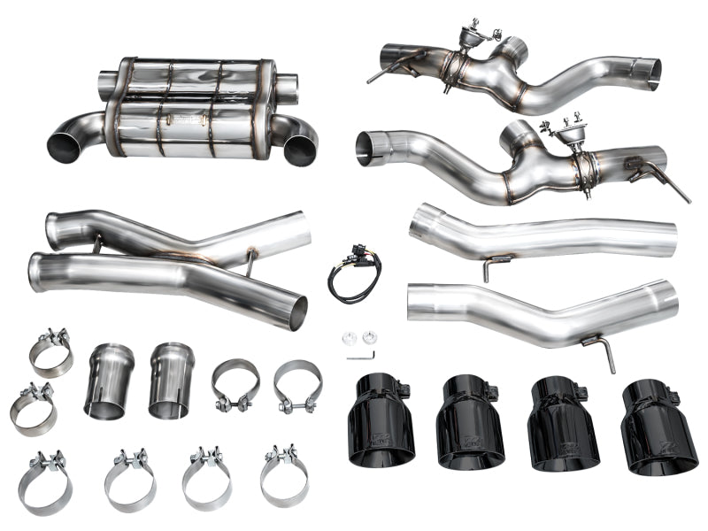 AWE Tuning 23-24 BMW G87 M2 SwitchPath Edition Exhaust - Diamond Black Tips AWE Tuning Catback  AXOPROS