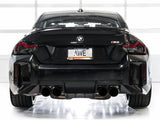 AWE Tuning 23-24 BMW G87 M2 Track Edition Exhaust - Diamond Black Tips AWE Tuning Catback  AXOPROS