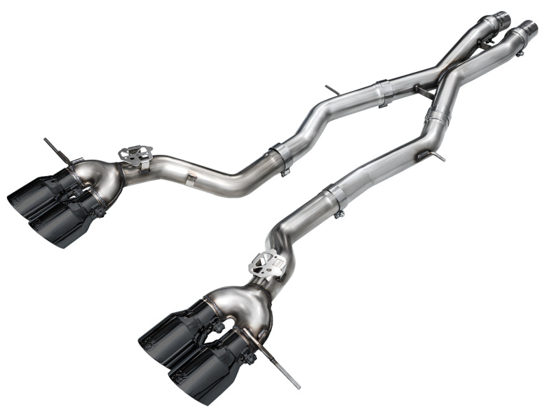 AWE Tuning 23-24 BMW G87 M2 Track Edition Exhaust - Diamond Black Tips AWE Tuning Catback  AXOPROS