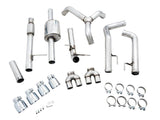 AWE Tuning 4th Gen GM 1500 5.3L 0FG Catback Split Rear Exit (w/ Bumper Cutouts) - Quad Chrome Tips AWE Tuning Catback  AXOPROS