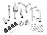 AWE Tuning 4th Gen GM 1500 5.3L 0FG Catback Split Rear Exit (w/ Bumper Cutouts) - Quad Diamond Tips AWE Tuning Catback  AXOPROS