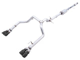 AWE Tuning 4th Gen GM 1500 5.3L 0FG Catback Split Rear Exit (w/ Bumper Cutouts) - Quad Diamond Tips AWE Tuning Catback  AXOPROS