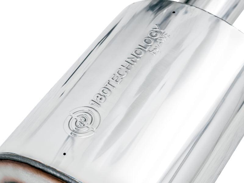 AWE Tuning 4th Gen GM 1500 6.2L 0FG Catback Split Rear Exit (w/ Bumper Cutouts) - Quad Chrome Tips AWE Tuning Catback  AXOPROS