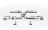 AWE Tuning 991 Carrera Performance Exhaust - Use Stock Tips AWE Tuning Muffler Delete Pipes  AXOPROS