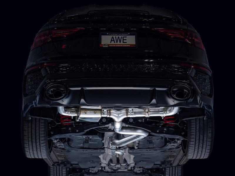 AWE Tuning Audi 22-23 8Y RS3 Cat-Back SwitchPath Exhaust (No Tips) AWE Tuning Catback  AXOPROS