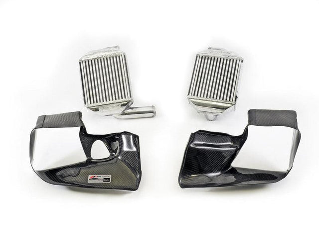 AWE Tuning Audi 2.7T Performance Intercooler Kit - w/Carbon Fiber Shrouds AWE Tuning Intercoolers  AXOPROS