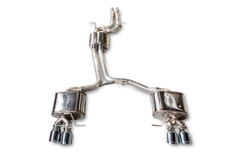 AWE Tuning Audi 8R SQ5 Touring Edition Exhaust - Quad Outlet Chrome Silver Tips AWE Tuning Catback  AXOPROS