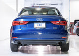 AWE Tuning Audi 8V A3 Touring Edition Exhaust - Dual Outlet Diamond Black 90 mm Tips AWE Tuning Catback  AXOPROS