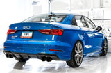 AWE Tuning Audi 8V S3 SwitchPath Exhaust w/Diamond Black Tips 102mm AWE Tuning Catback  AXOPROS