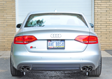 AWE Tuning Audi B8 / B8.5 S4 3.0T Touring Edition Exhaust - Chrome Silver Tips (90mm) AWE Tuning Catback  AXOPROS
